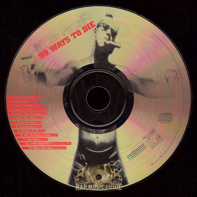 Master P - 99 Ways To Die: 3rd Press. CD | Rap Music Guide